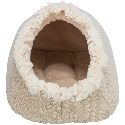 TRIXIE KATTENMAND IGLO BOHO BEIGE 35X41X26 CM TRIXIE KATTENMAND IGLO BOHO BEIGE 35X41X26 CM