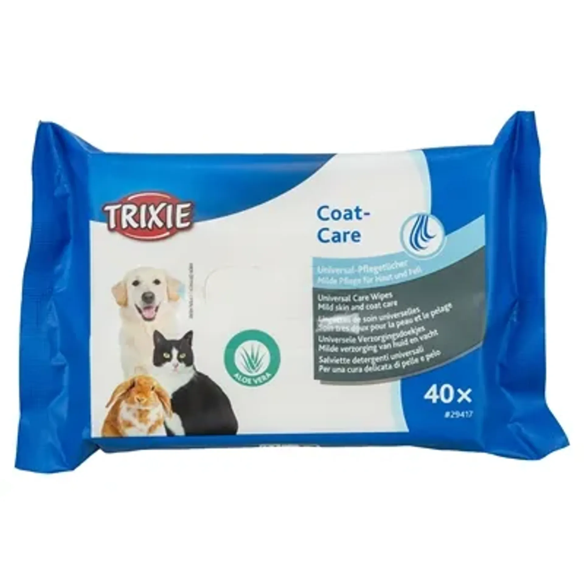 TRIXIE UNIVERSELE VERZORGINGSDOEKJES 40 ST