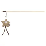 TRIXIE KATTENHENGEL STER HOUT / PLUCHE MET KATTENKRUID / CATNIP 38 CM TRIXIE KATTENHENGEL STER HOUT / PLUCHE MET KATTENKRUID / CATNIP 38 CM