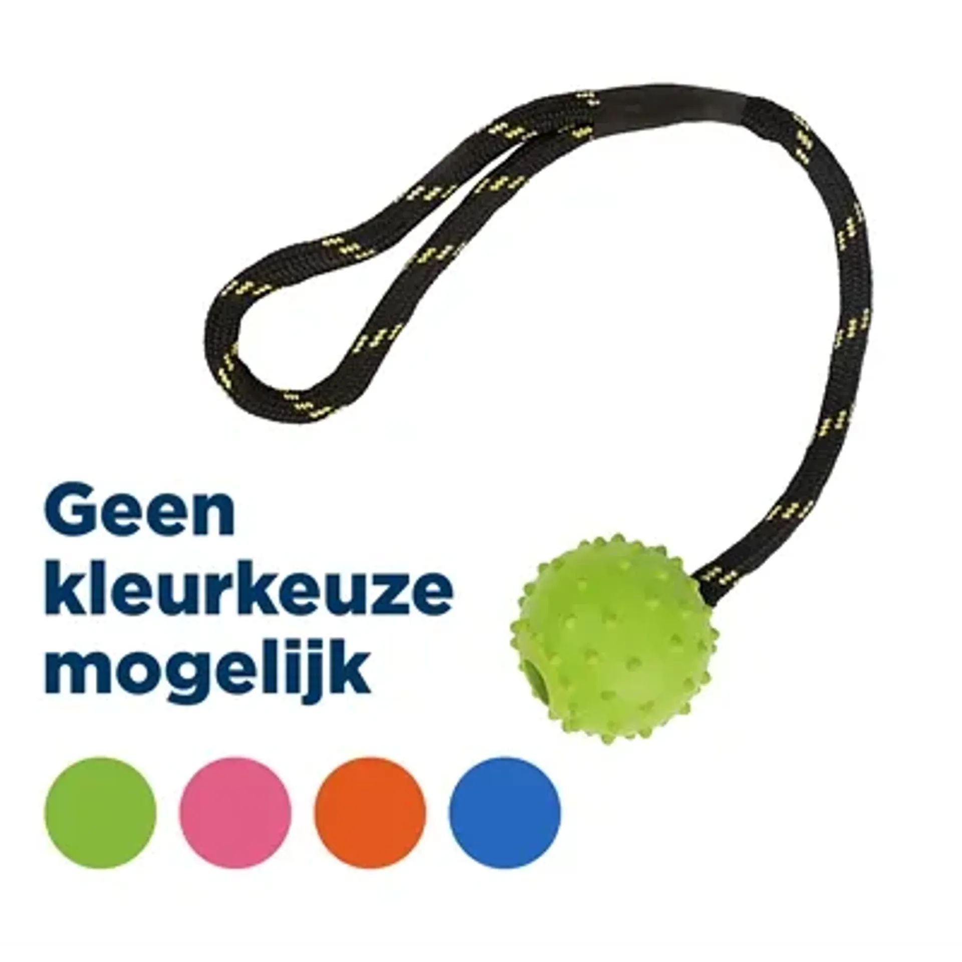 HAPPY PET TOUGH TOYS FLOATER RUBBER BAL TOUW ASSORTI MEDIUM 37,5X5X5 CM