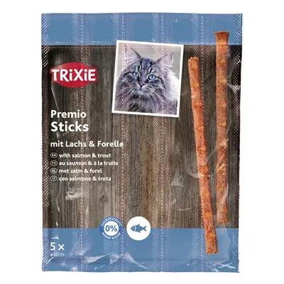 TRIXIE PREMIO STICK QUINTETT ZALM / FOREL 5X5 GR TRIXIE PREMIO STICK QUINTETT ZALM / FOREL 5X5 GR