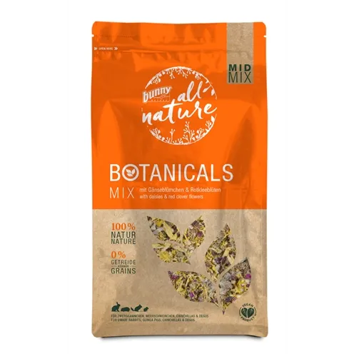 BUNNY NATURE BOTANICALS MIDI MIX MADELIEF / RODE KLAVER BLOESEM 120 GR BUNNY NATURE BOTANICALS MIDI MIX MADELIEF / RODE KLAVER BLOESEM 120 GR