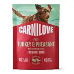 CARNILOVE POUCH TURKEY / PHEASANT / RASPBERRY LEAVES 12X300 GR CARNILOVE POUCH TURKEY / PHEASANT / RASPBERRY LEAVES 12X300 GR