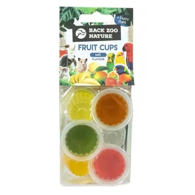 BACK ZOO NATURE FRUITCUP MIX ASSORTI 6 ST BACK ZOO NATURE FRUITCUP MIX ASSORTI 6 ST