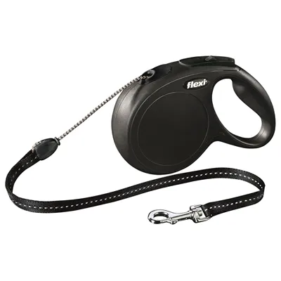 FLEXI ROLLIJN CLASSIC CORD ZWART M 8 MTR FLEXI ROLLIJN CLASSIC CORD ZWART M 8 MTR