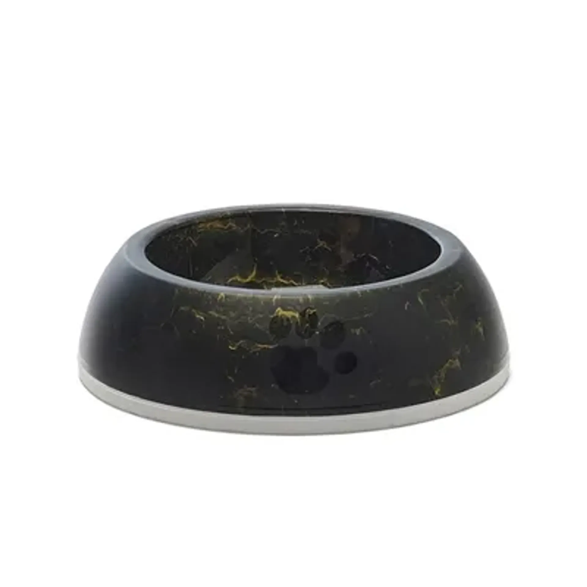 SAVIC VOERBAK DELICE 2 MARBLE ZWART / GOUD 20,5X20,5X6,5 CM 600 ML
