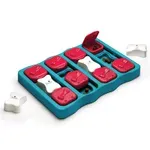 NINA OTTOSSON DOG BRICK TURQUOISE / ROOD 31,5X21X4 CM NINA OTTOSSON DOG BRICK TURQUOISE / ROOD 31,5X21X4 CM