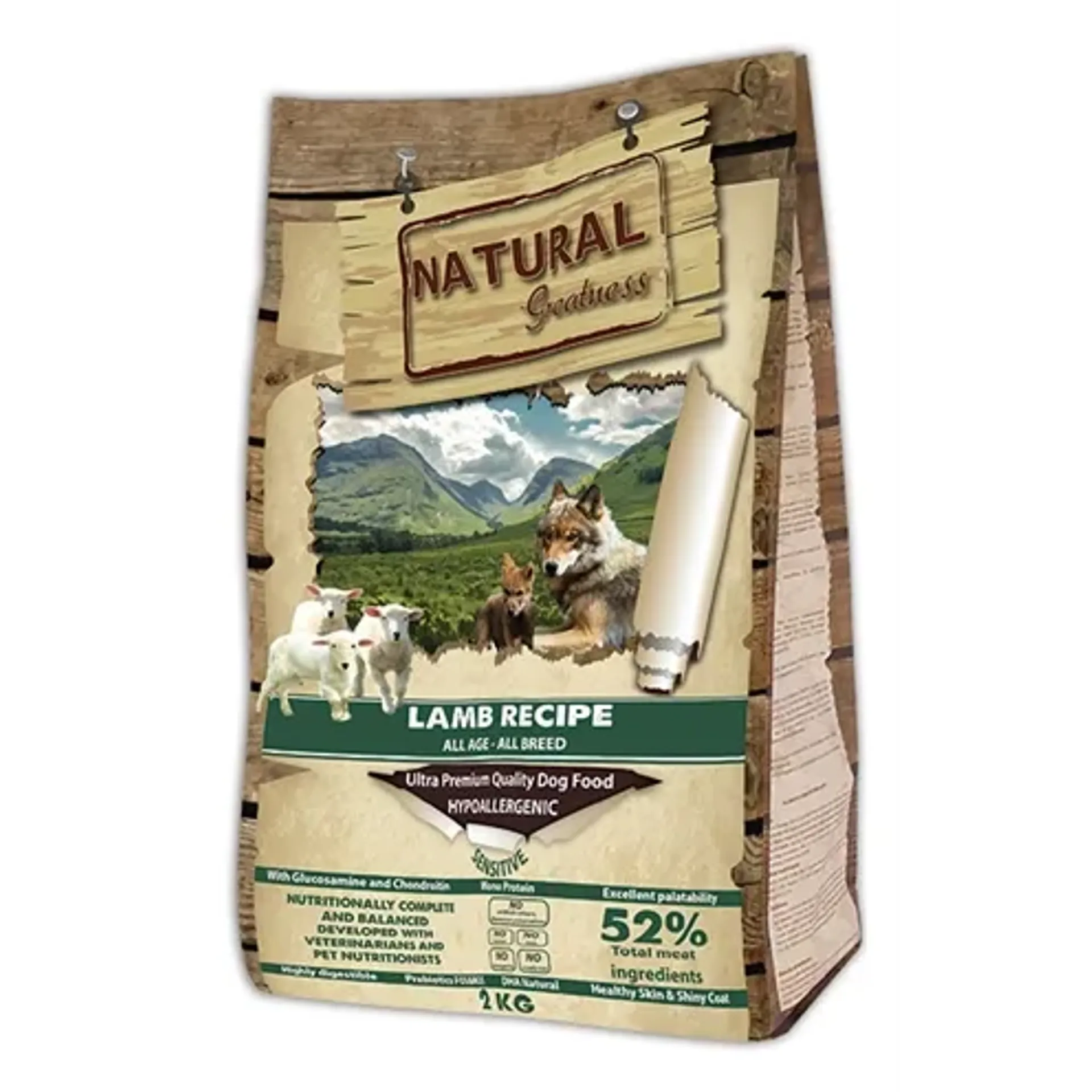 NATURAL GREATNESS LAMB RECIPE 2 KG