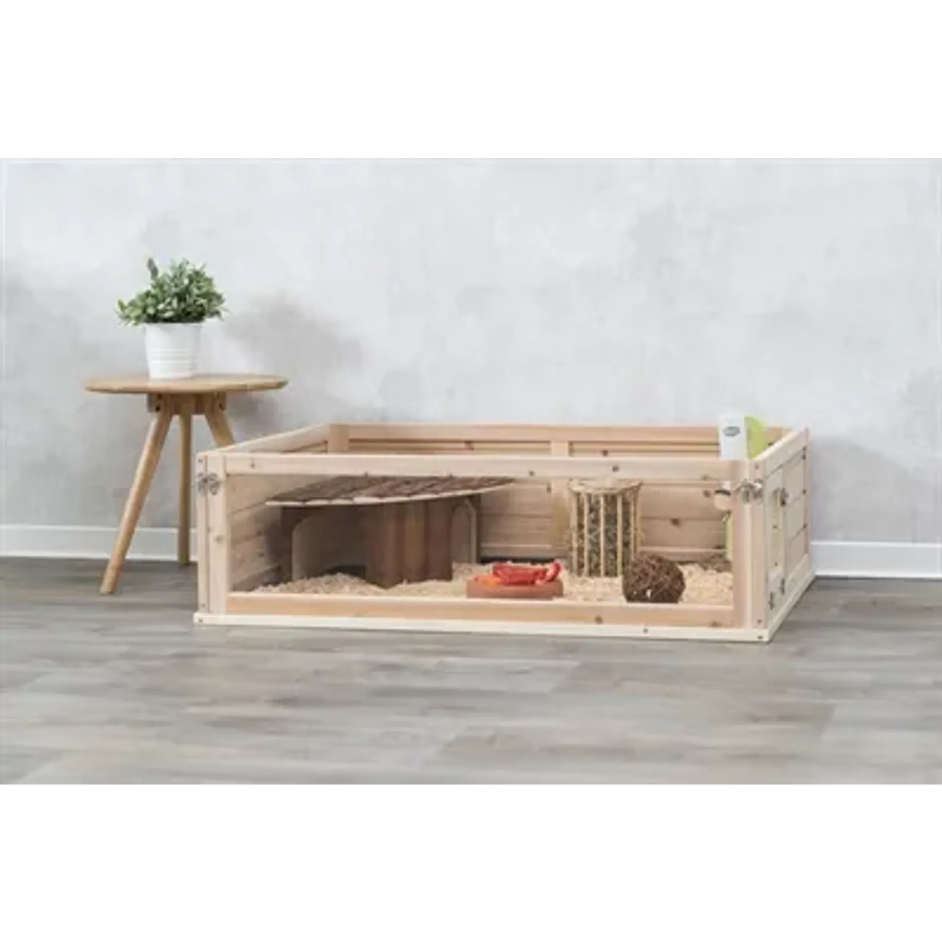 TRIXIE INDOOR REN CAVIA HOUT / PLEXIGLAS 100X60X30 CM