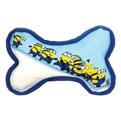 MINIONS CANVAS BOT MET PIEP BLAUW / WIT 21X14,2X5 CM MINIONS CANVAS BOT MET PIEP BLAUW / WIT 21X14,2X5 CM