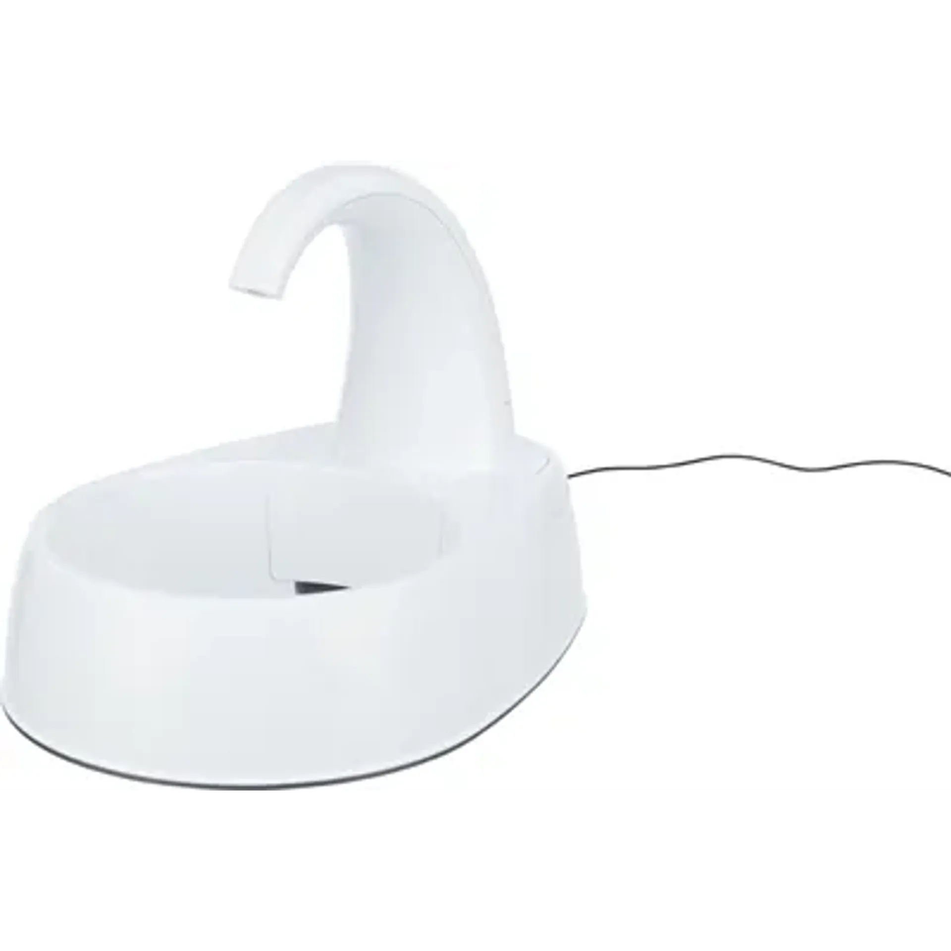 TRIXIE DRINKFONTEIN CURVED STREAM KUNSTSTOF WIT 25X35X24,5 CM 2,6 LTR