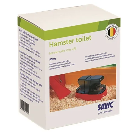 SAVIC HAMSTERTOILET NAVULLING 500 GR SAVIC HAMSTERTOILET NAVULLING 500 GR