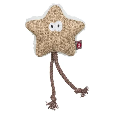 TRIXIE STER STOF / PLUCHE MET KATTENKRUID / CATNIP WIT / BEIGE 17 CM TRIXIE STER STOF / PLUCHE MET KATTENKRUID / CATNIP WIT / BEIGE 17 CM