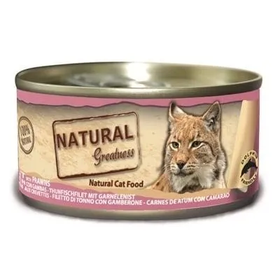 NATURAL GREATNESS TUNA FILLET / PRAWNS 70 GR NATURAL GREATNESS TUNA FILLET / PRAWNS 70 GR