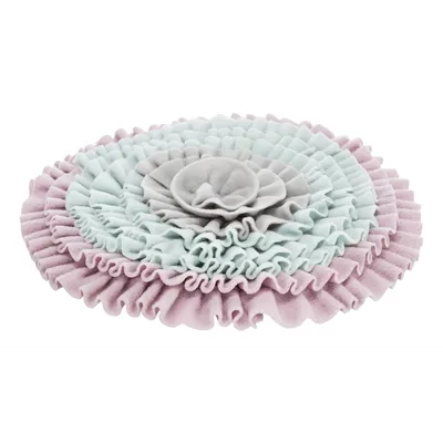 TRIXIE JUNIOR SNUFFELMAT ZACHT ROZE / MINTGROEN / GRIJS 38X38 CM TRIXIE JUNIOR SNUFFELMAT ZACHT ROZE / MINTGROEN / GRIJS 38X38 CM