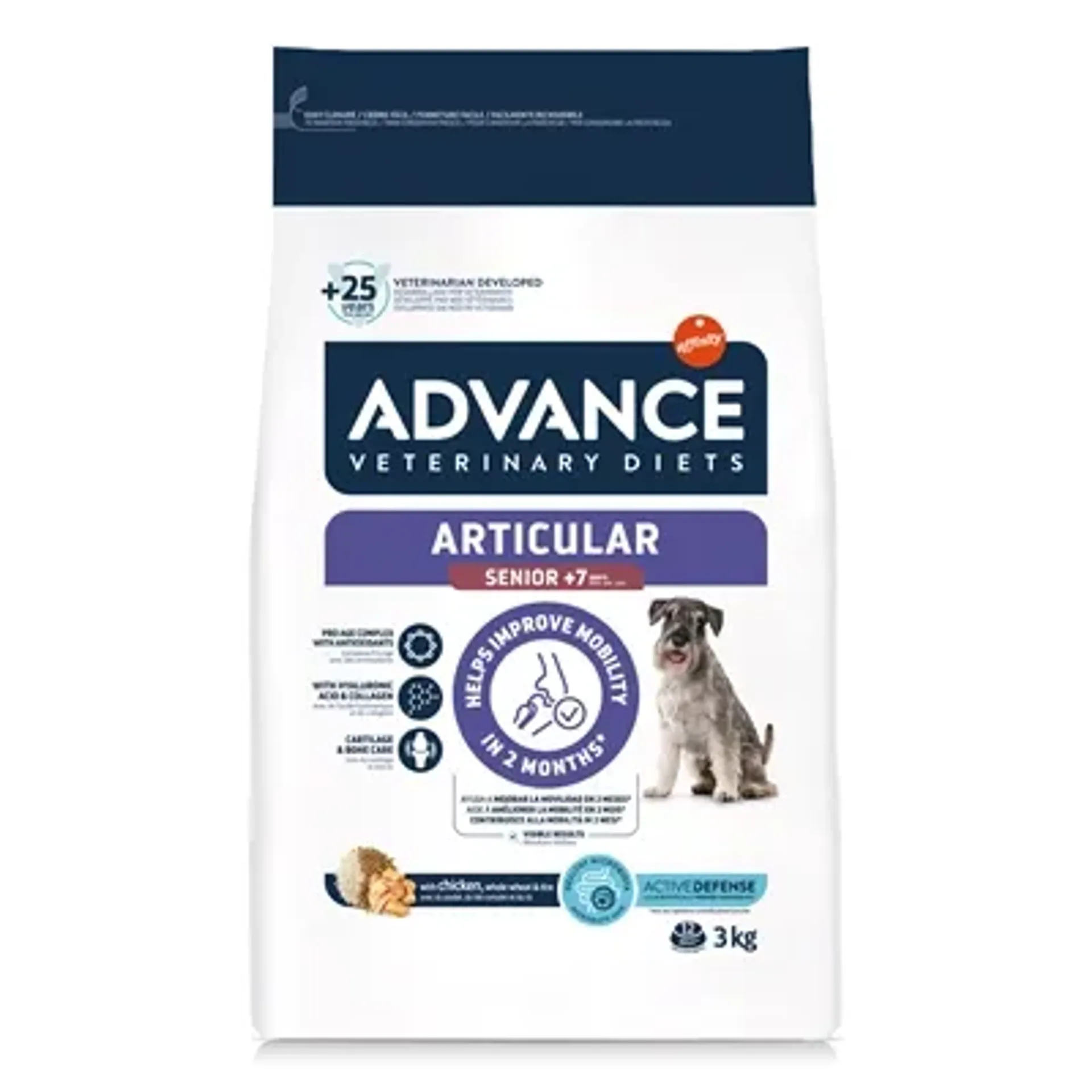ADVANCE VETERINARY DIET DOG ARTICULAR GEWRICHTEN SENIOR 3 KG