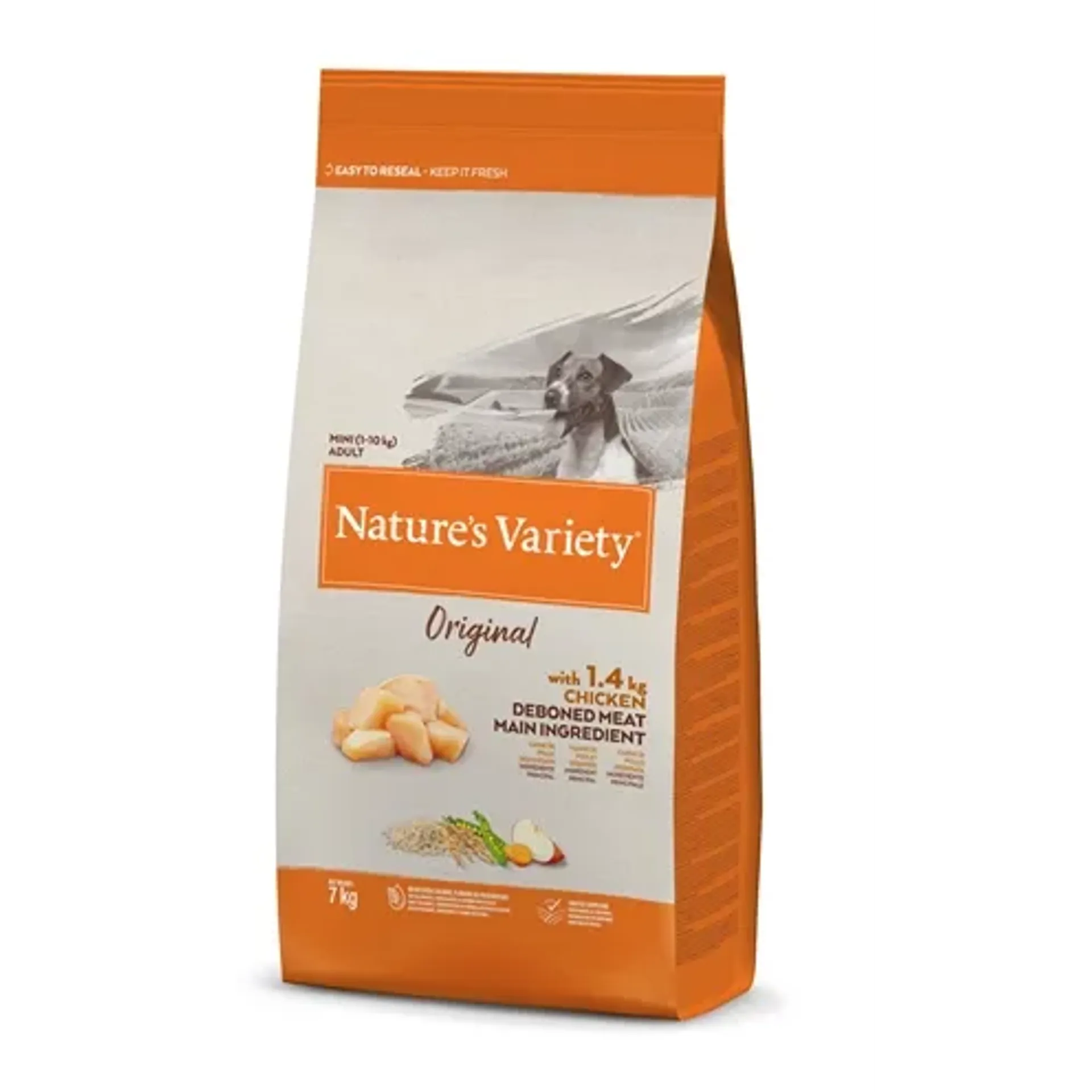 NATURES VARIETY ORIGINAL ADULT MINI CHICKEN 7 KG
