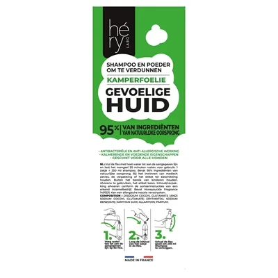 HERY SHAMPOO POEDER SENSITIVE GEVOELIGE HUID 25 GR HERY SHAMPOO POEDER SENSITIVE GEVOELIGE HUID 25 GR