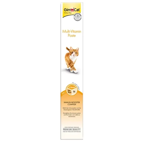 GIMCAT MULTIVITAMINEPASTA + 12 VITAMINEN 100 GR GIMCAT MULTIVITAMINEPASTA + 12 VITAMINEN 100 GR