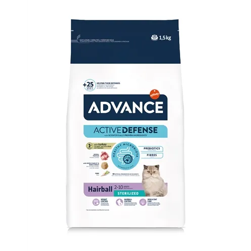 ADVANCE CAT STERILIZED HAIRBALL 1,5 KG ADVANCE CAT STERILIZED HAIRBALL 1,5 KG
