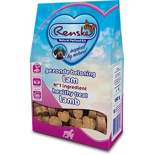 RENSKE GEZONDE BELONING HARTJES LAM 150 GR RENSKE GEZONDE BELONING HARTJES LAM 150 GR