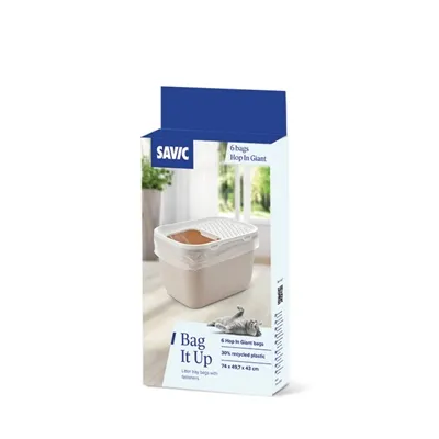 SAVIC BAG IT UP HOP IN GIANT KATTENBAKZAK 12X5X25 CM SAVIC BAG IT UP HOP IN GIANT KATTENBAKZAK 12X5X25 CM