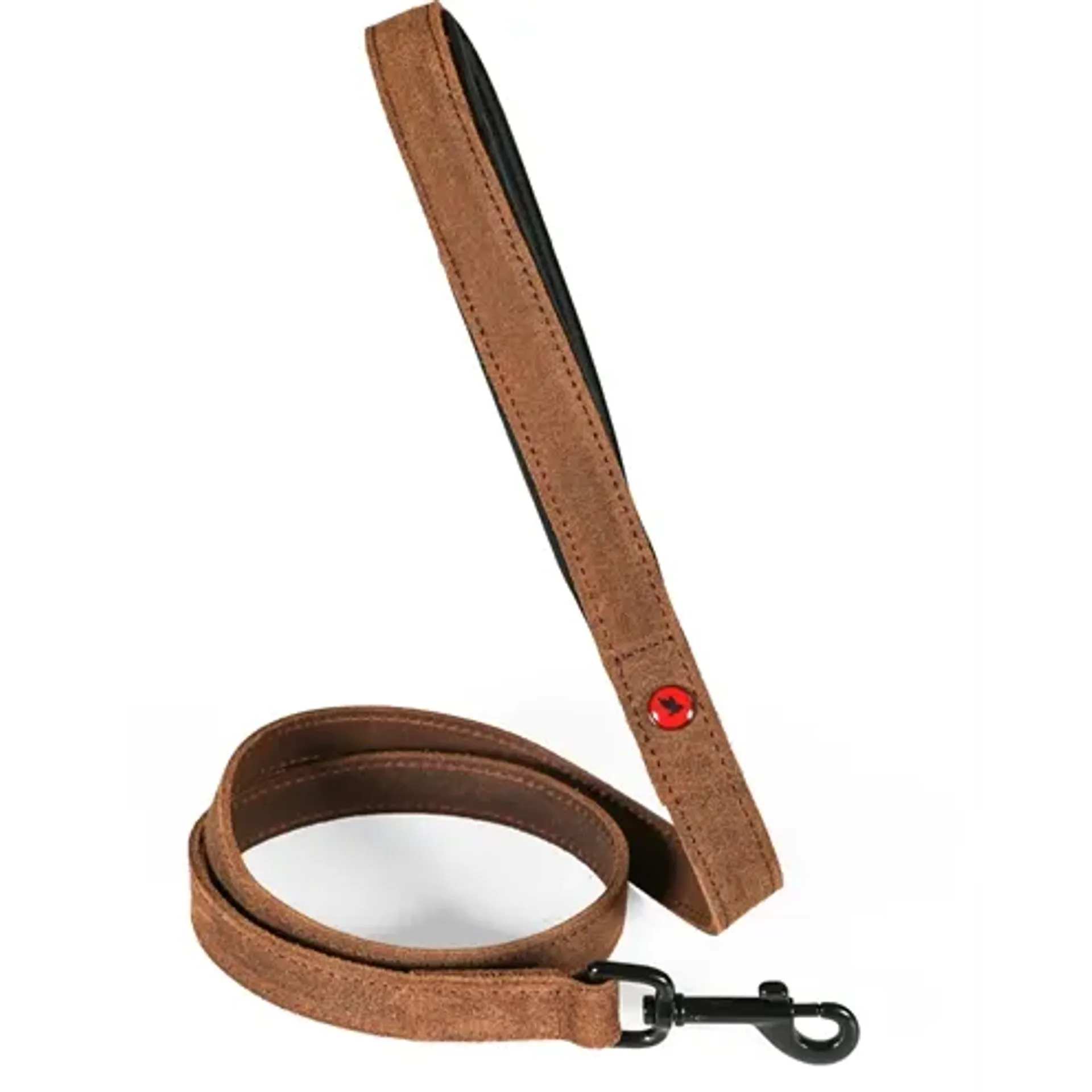 ZOLUX EXPERT HONDENRIEM PREMIUM LEER / NEOPREEN BRUIN 100X2 CM