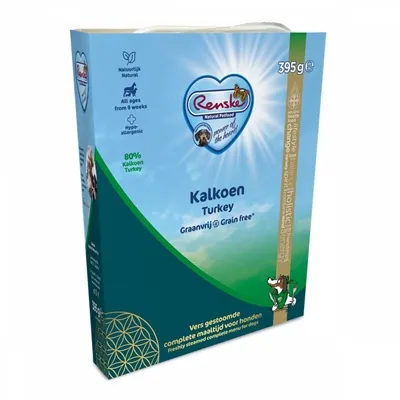 RENSKE VERS VLEES KALKOEN GRAANVRIJ 10X395 GR RENSKE VERS VLEES KALKOEN GRAANVRIJ 10X395 GR