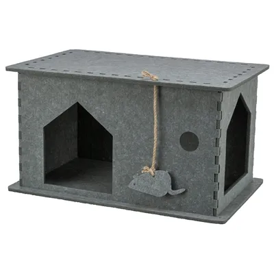 TRIXIE KATTENMAND HUIS LENE VILT GRIJS 54X30X35 CM TRIXIE KATTENMAND HUIS LENE VILT GRIJS 54X30X35 CM