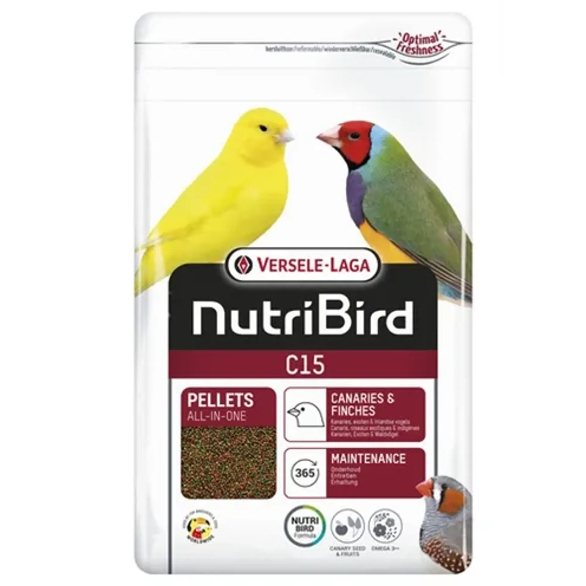 NUTRIBIRD C15 ONDERHOUDSVOEDER 1 KG