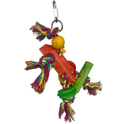 HAPPY PET SPEELGOED PAPEGAAI FIESTA 31X12X10 CM HAPPY PET SPEELGOED PAPEGAAI FIESTA 31X12X10 CM