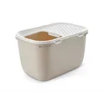 SAVIC KATTENBAK HOP IN GIANT WIT / MOKKA 74X50X43,5 CM SAVIC KATTENBAK HOP IN GIANT WIT / MOKKA 74X50X43,5 CM