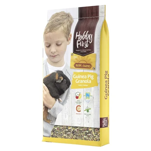 HOBBYFIRST HOPEFARMS GUINEA PIG GRANOLA 10 KG HOBBYFIRST HOPEFARMS GUINEA PIG GRANOLA 10 KG