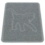 TRIXIE KATTENBAKMAT KATTENSILHOUET PVC LICHTGRIJS 48X35 CM TRIXIE KATTENBAKMAT KATTENSILHOUET PVC LICHTGRIJS 48X35 CM