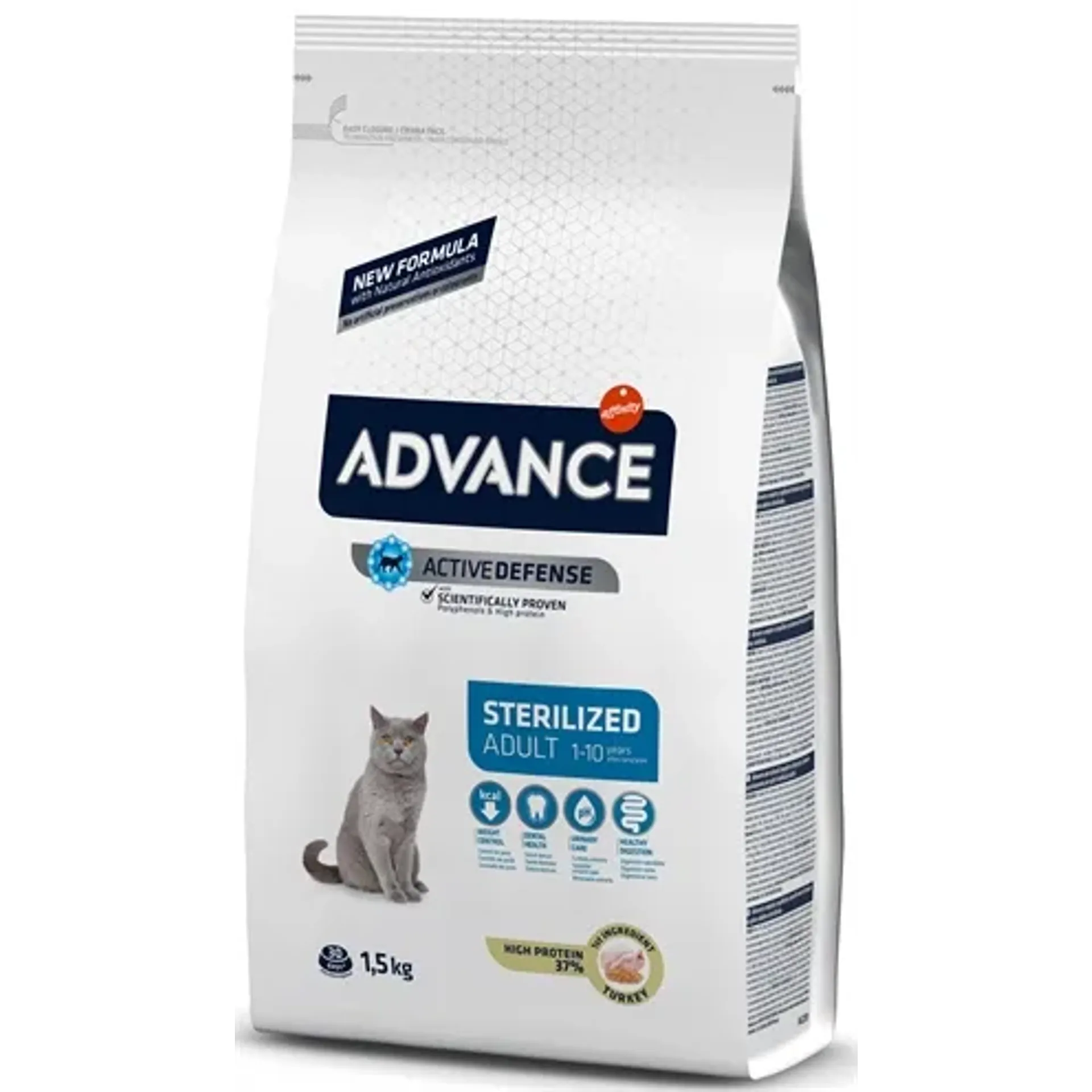 ADVANCE CAT STERILIZED TURKEY 1,5 KG