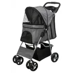 TRIXIE HONDENBUGGY GRIJS 47X80X100 CM TOT 15 KG TRIXIE HONDENBUGGY GRIJS 47X80X100 CM TOT 15 KG