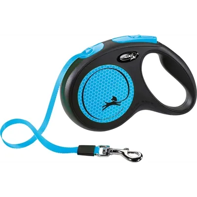 FLEXI ROLLIJN NEW CLASSIC NEON TAPE ZWART / BLAUW M 5 MTR TOT 25 KG FLEXI ROLLIJN NEW CLASSIC NEON TAPE ZWART / BLAUW M 5 MTR TOT 25 KG