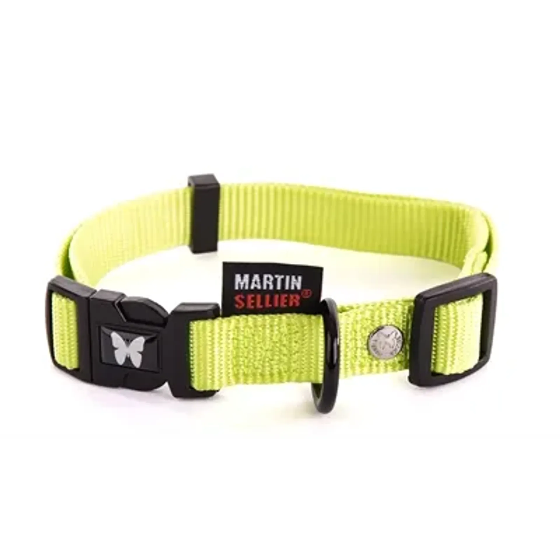 MARTIN HALSBAND VERSTELBAAR NYLON GROEN 20-30X1 CM