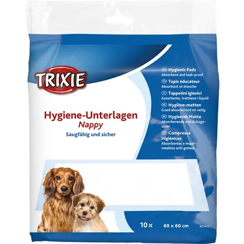 TRIXIE PUPPYPADS NAPPY 60X60 CM 10 ST TRIXIE PUPPYPADS NAPPY 60X60 CM 10 ST