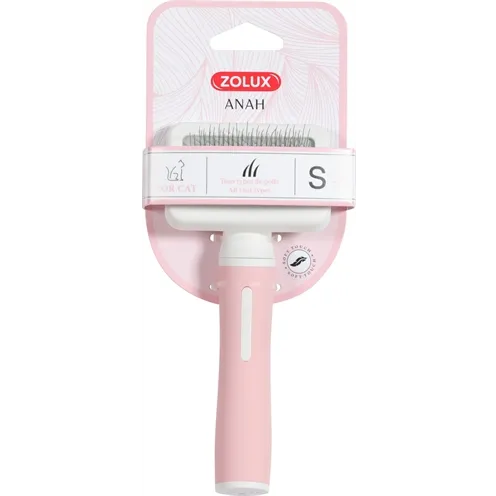 ZOLUX ANAH SLICKERBORSTEL ROZE / WIT S 7,5X3,5X16,5 CM ZOLUX ANAH SLICKERBORSTEL ROZE / WIT S 7,5X3,5X16,5 CM