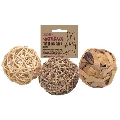 TRIO OF FUN BALLS MEDIUM 8 CM TRIO OF FUN BALLS MEDIUM 8 CM