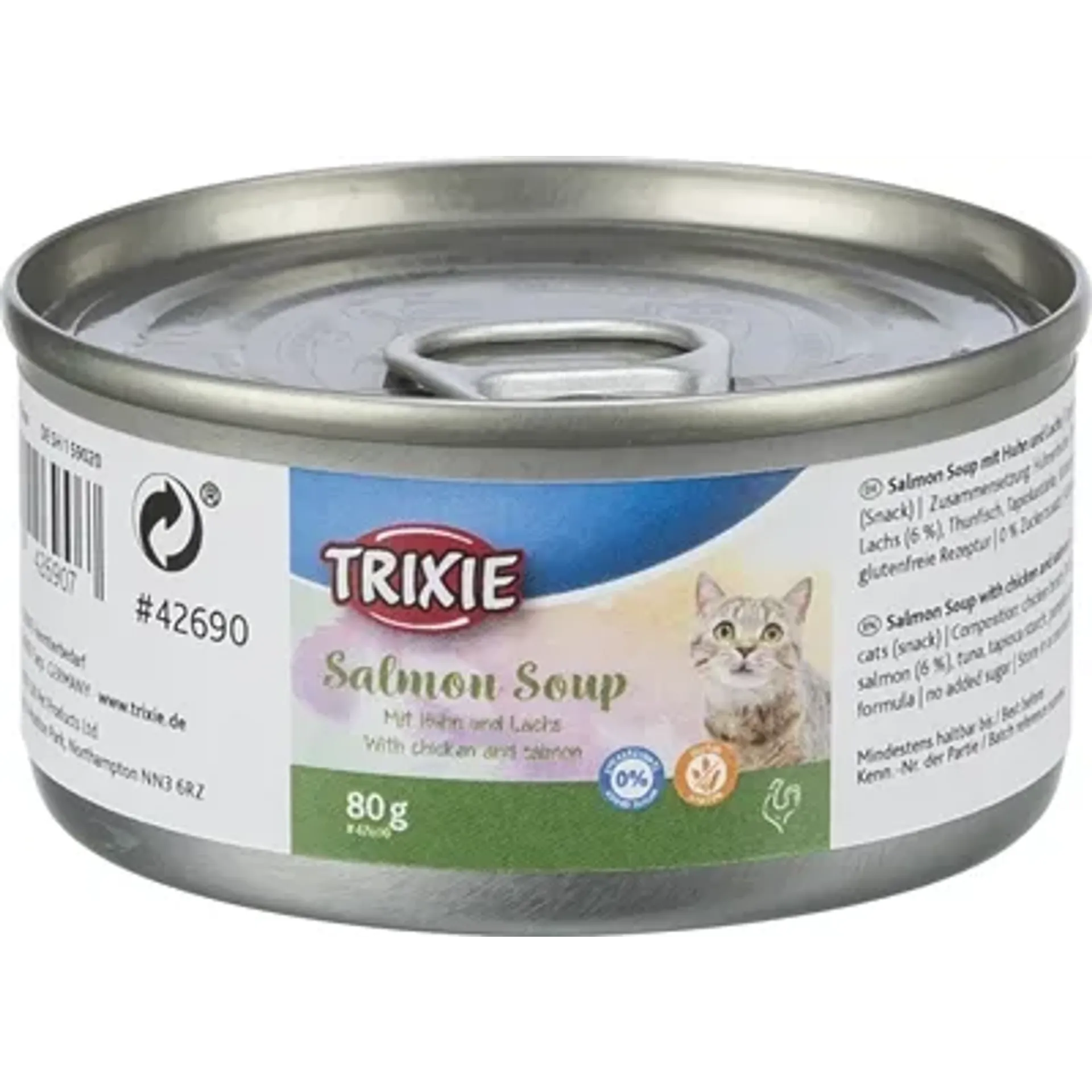 TRIXIE ZALM SOEP KIP / ZALM GLUTENVRIJ 80 GR