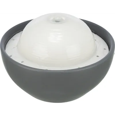 TRIXIE VITAL DOME DRINKFONTEIN KERAMIEK GRIJS / WIT 1,5 LTR 20X10X20 CM TRIXIE VITAL DOME DRINKFONTEIN KERAMIEK GRIJS / WIT 1,5 LTR 20X10X20 CM