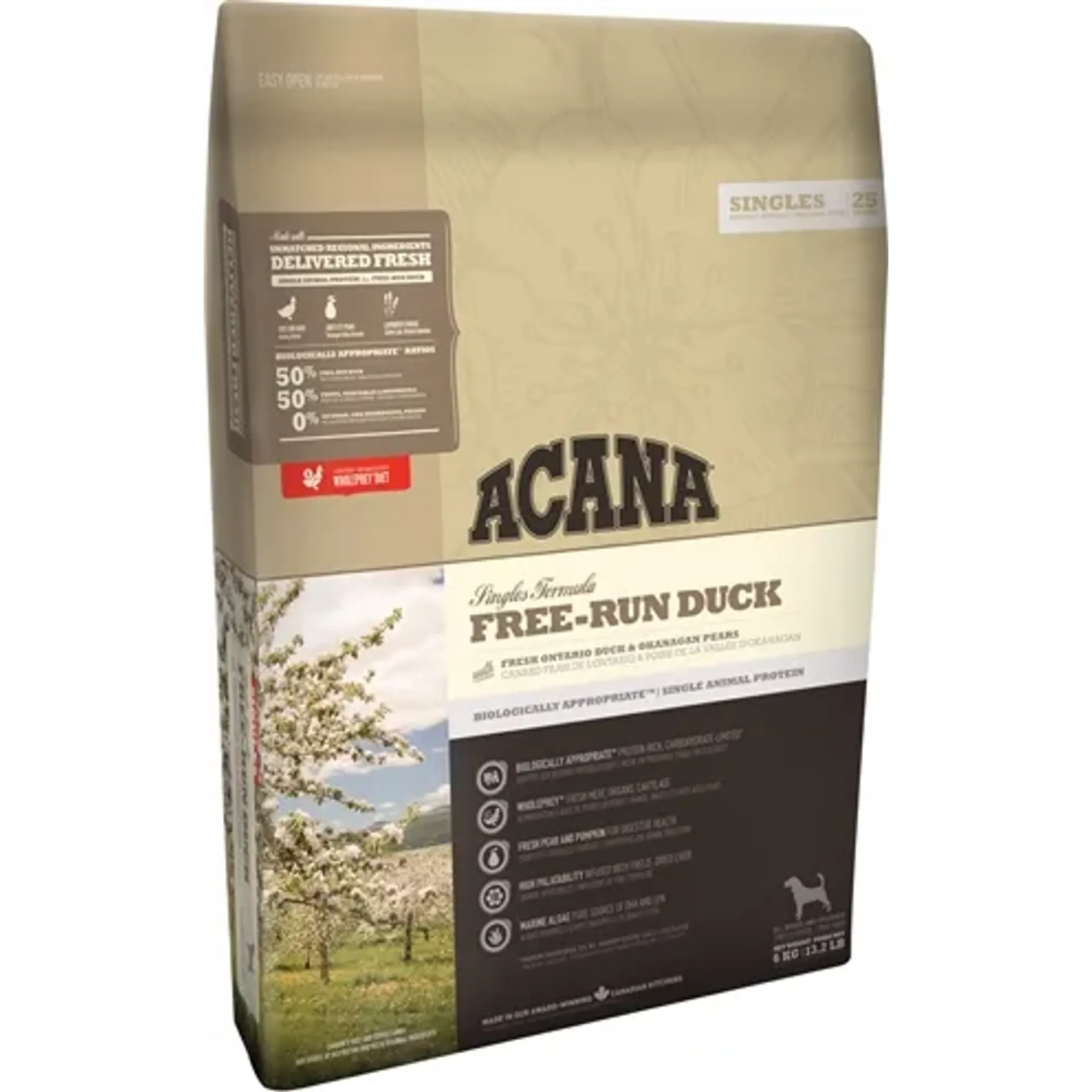 ACANA SINGLES FREE-RUN DUCK 2 KG