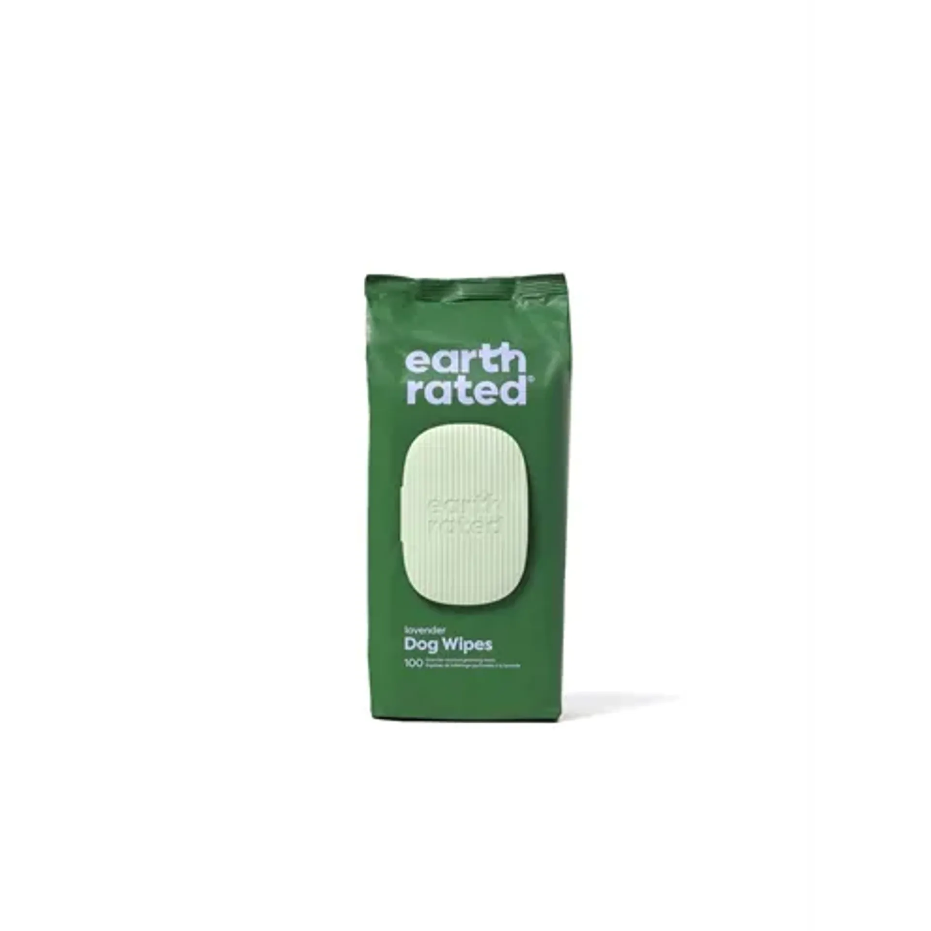 EARTH RATED DOG WIPES LAVENDEL COMPOSTEERBAAR 20,5X20,5 CM 100 ST
