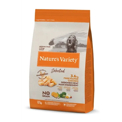 NATURES VARIETY SELECTED ADULT MEDIUM FREE RANGE CHICKEN 12 KG NATURES VARIETY SELECTED ADULT MEDIUM FREE RANGE CHICKEN 12 KG