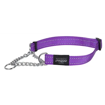 ROGZ FOR DOGS FANBELT HALFSLIP HALSBAND PAARS 20 MMX34-56 CM ROGZ FOR DOGS FANBELT HALFSLIP HALSBAND PAARS 20 MMX34-56 CM