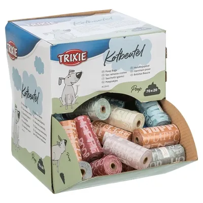 TRIXIE POEPZAKJES DISPLAY ASSORTI 70X20 STUKS TRIXIE POEPZAKJES DISPLAY ASSORTI 70X20 STUKS