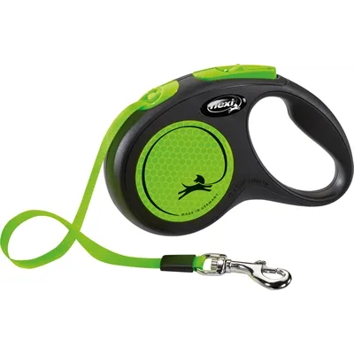 FLEXI ROLLIJN NEW CLASSIC NEON TAPE ZWART / GROEN S 5 MTR TOT 15 KG FLEXI ROLLIJN NEW CLASSIC NEON TAPE ZWART / GROEN S 5 MTR TOT 15 KG