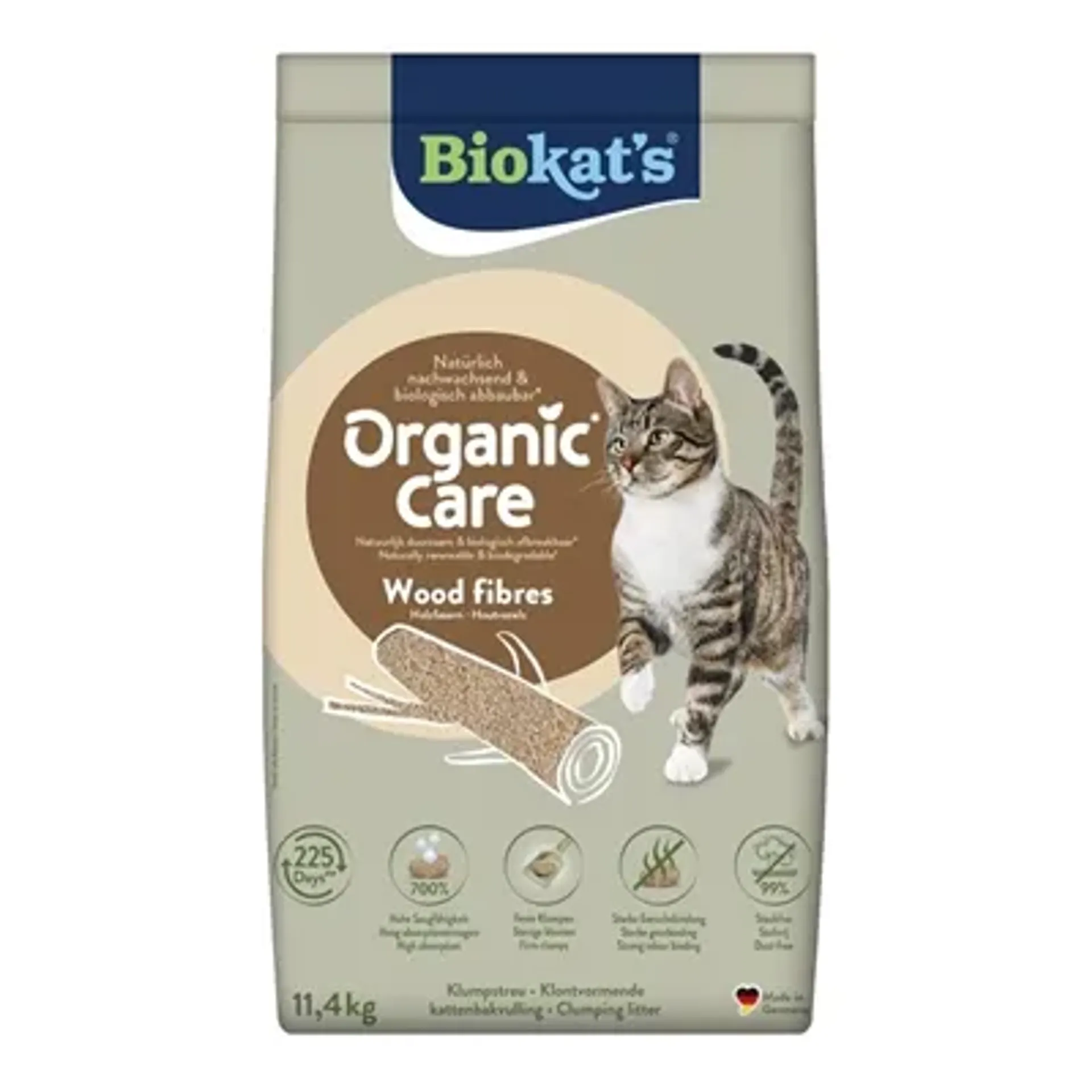 BIOKAT’S ORGANIC CARE WOOD FIBRES 11,4 KG